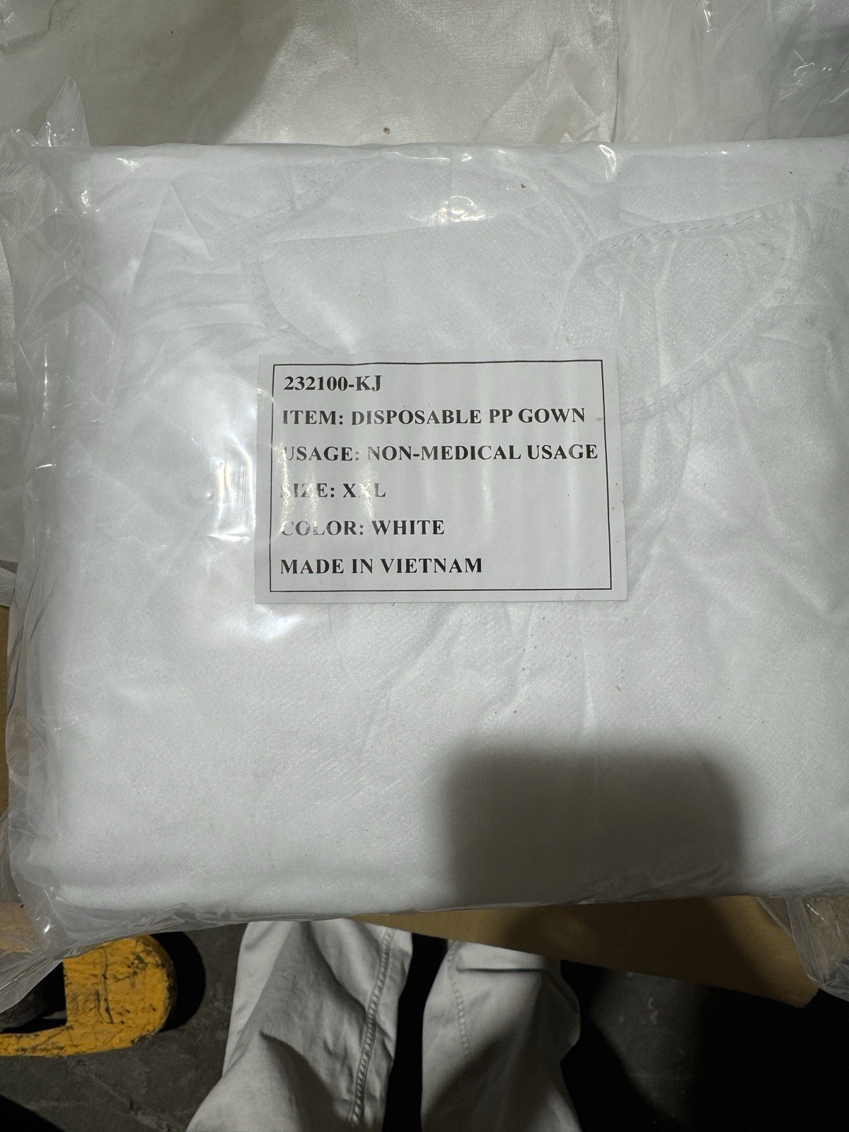 Disposable PP Gown 20 Pieces