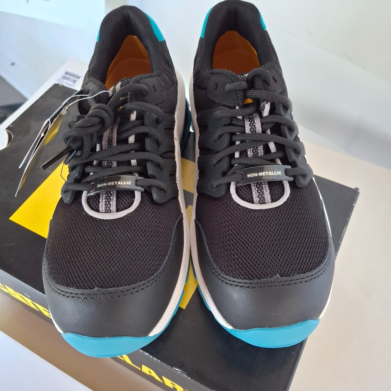 CAT Footwear Streamline 2.0 W’S ASTM/COMP TOE Black/Teal Women’s Shoe 6 NIB