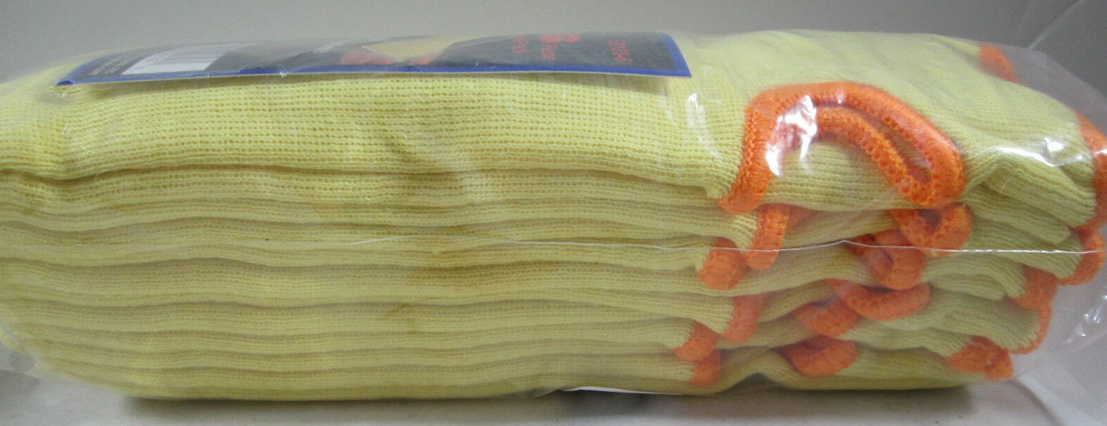 G & F 58123-6 100% HPPE 18″ Cut Resistant Knit Sleeve w/ Thumb Hole Yellow 6pc