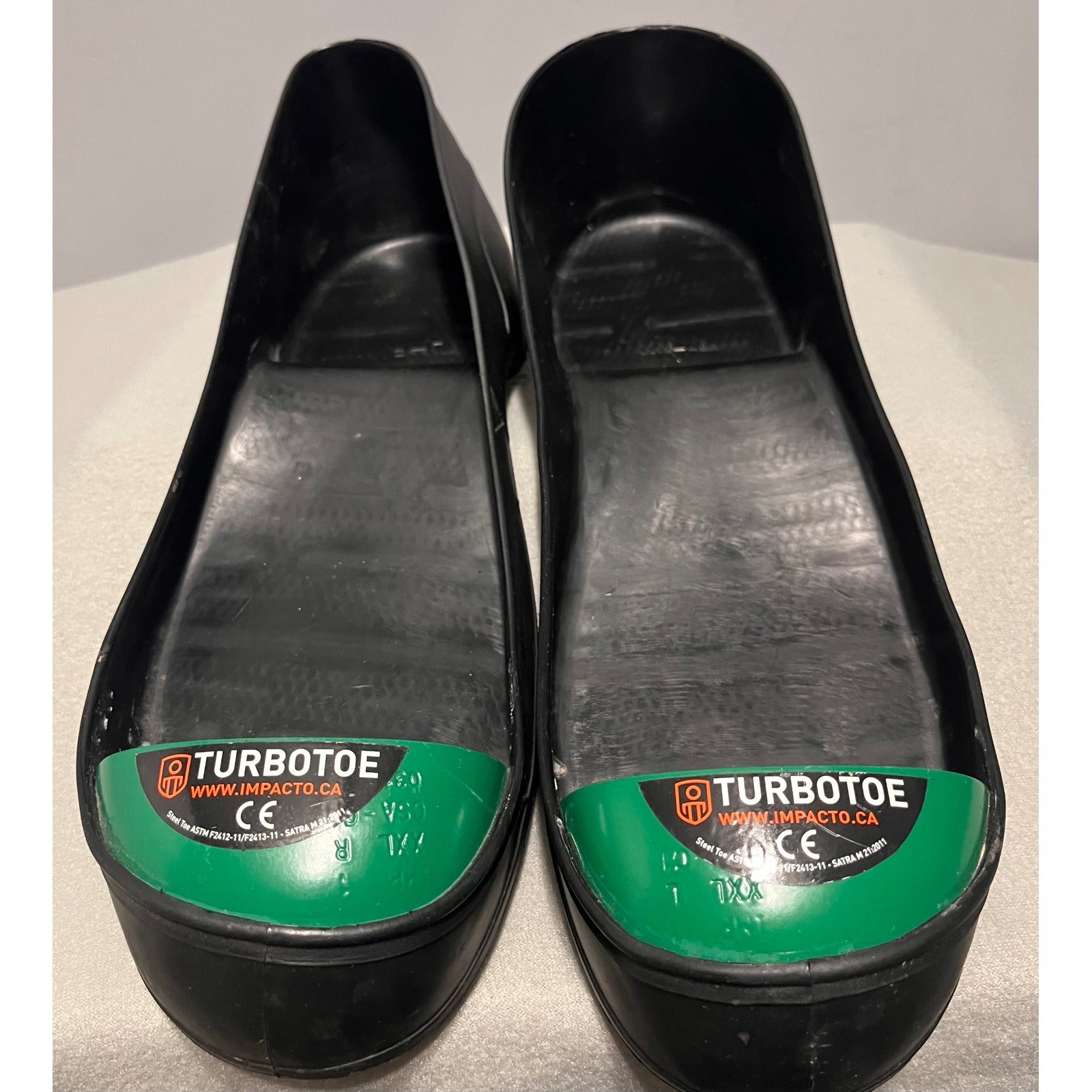 Impacto TurboToe Steel Toe Overshoe Safety Covers Black Green XXL ASTM F2413-11