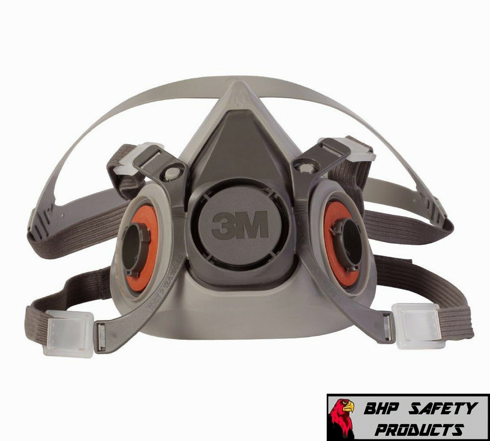 3M 6200 Half Facepiece Reusable Respirator, Respiratory Protection Size MEDIUM