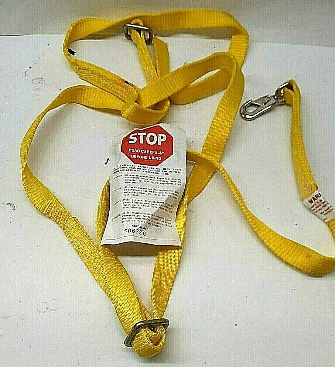 ROSE MANUFACTORED CO YELLOW SAFETY HARNESS 506226