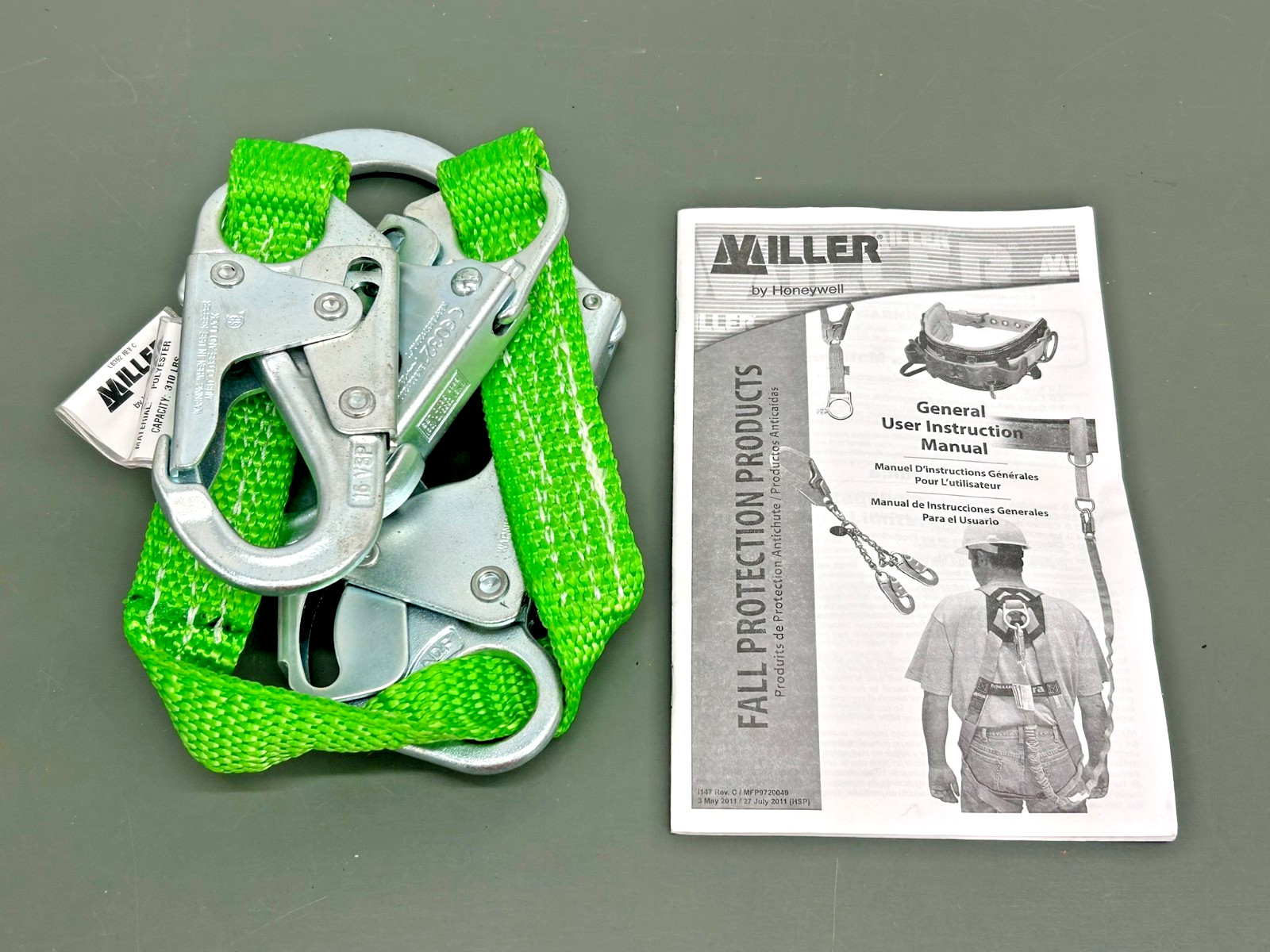 Miller Revolution Full Body Safety Harness T Bak Beam Anchor Fall Protection ETC