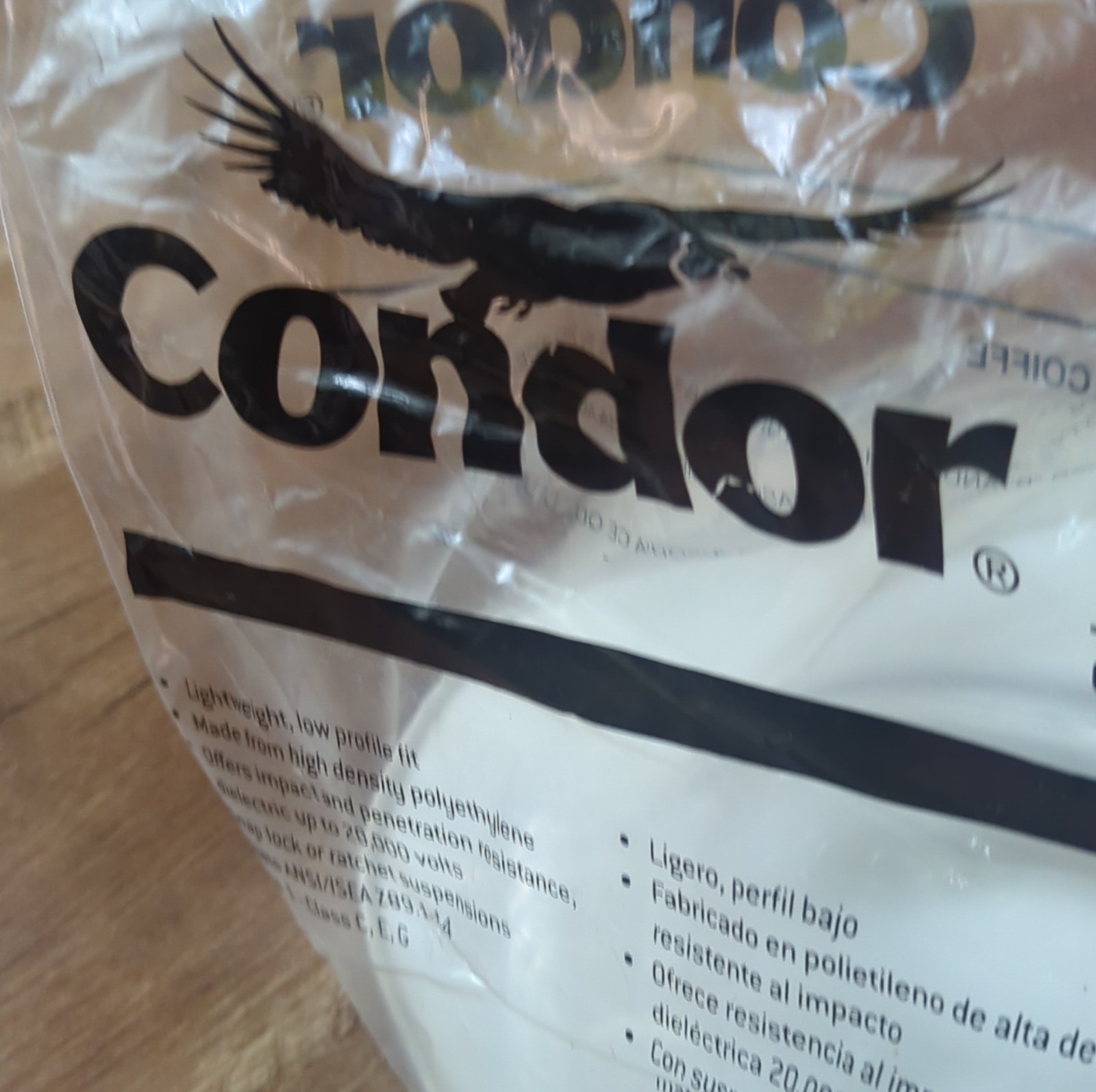 Condor 52LC84 Cap Style Hard Hat Pinlock Suspension White ANSI Class E G