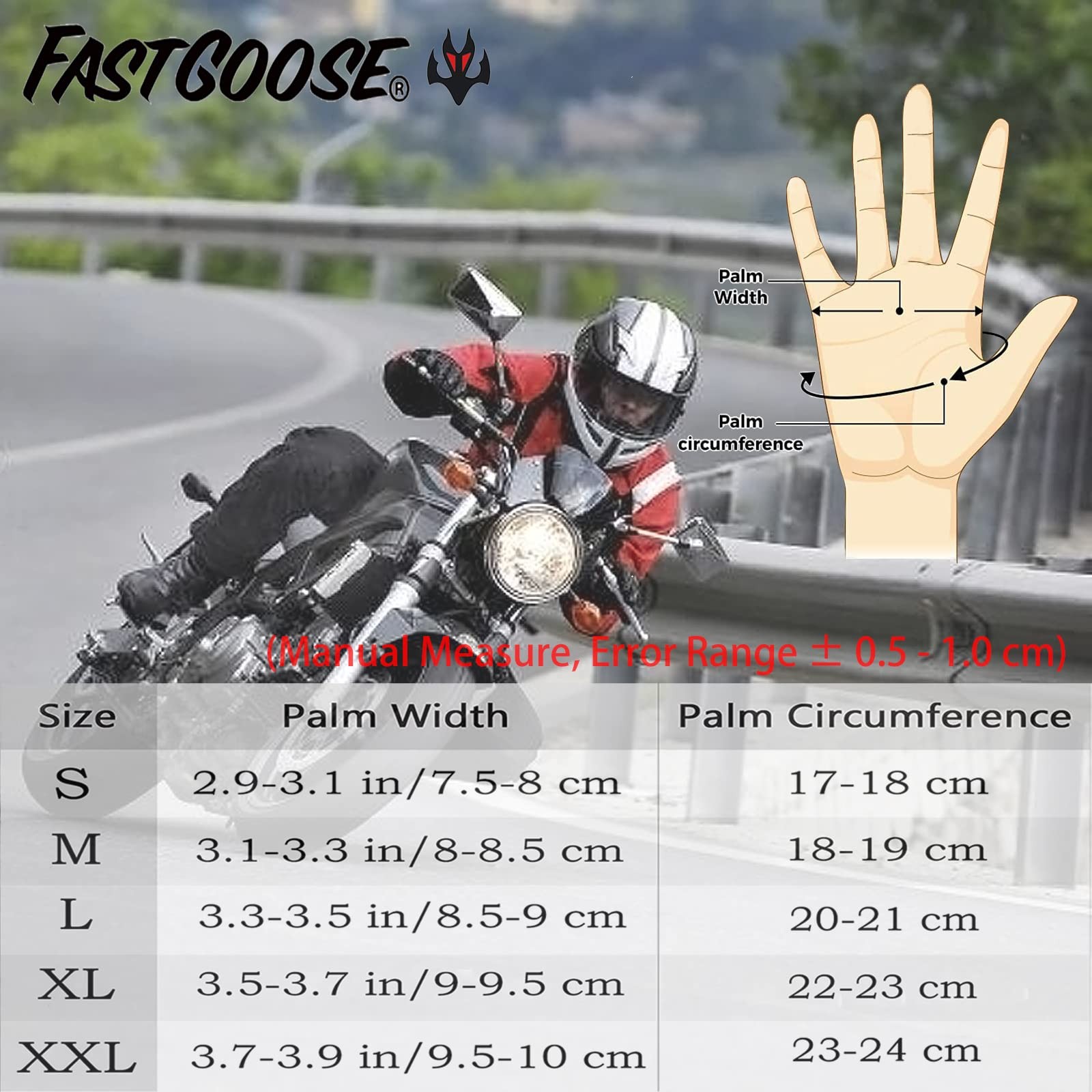 Dirt Bike Motocross Gloves – Motorbike & ATV Off Road Racing Sports Cycling G…