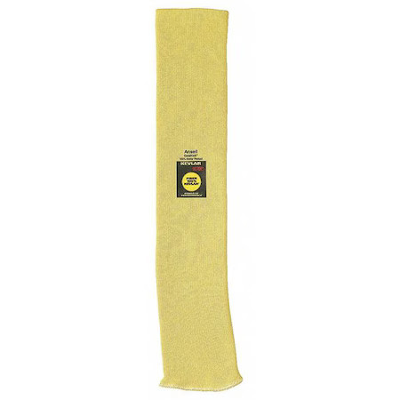 Ansell 70-128 Hyflex Yellow Cut Resistant Sleeve, 24 Gage