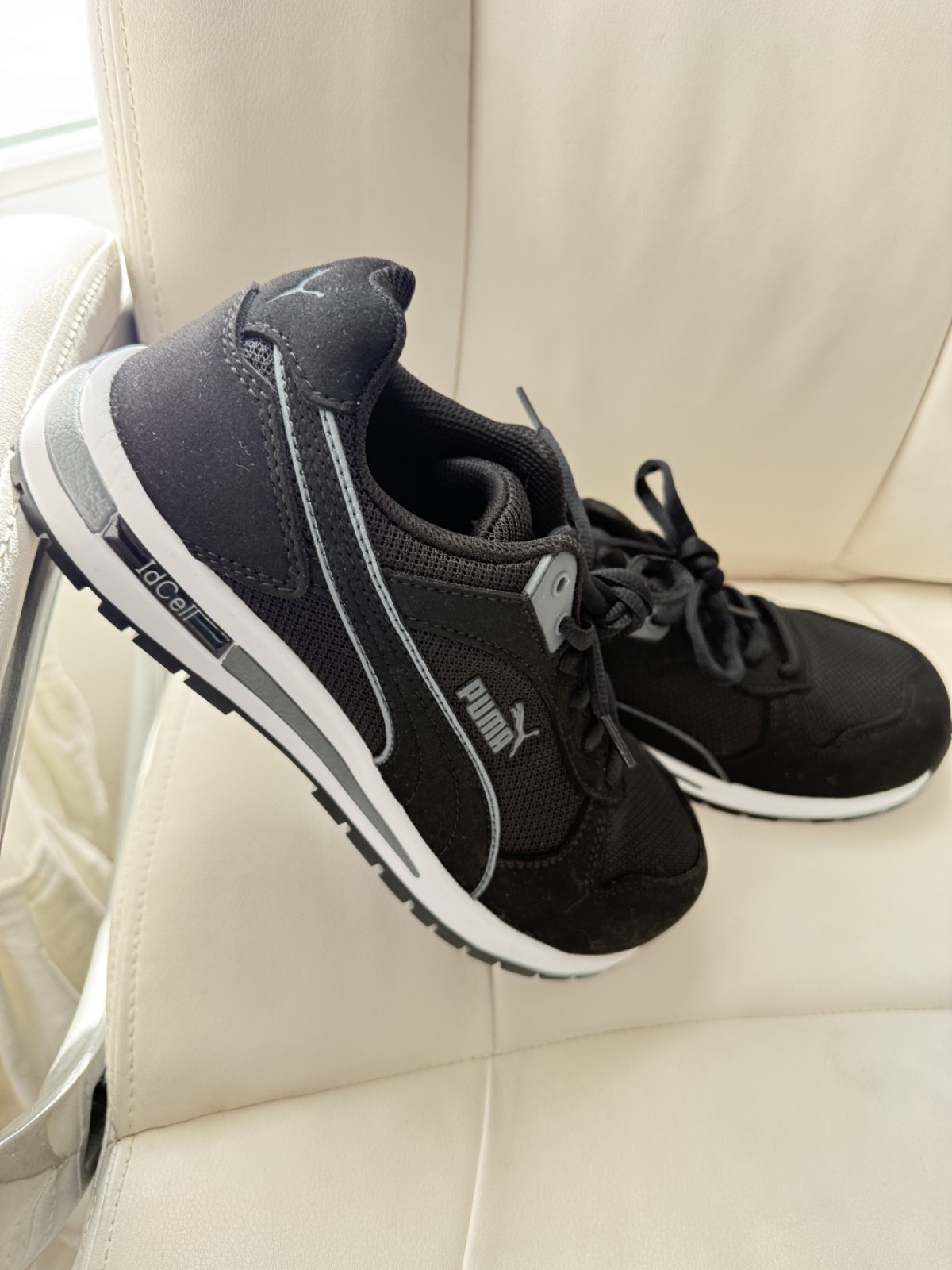 Black Puma Safety Shoes. Composite Toe Size 8. New Box