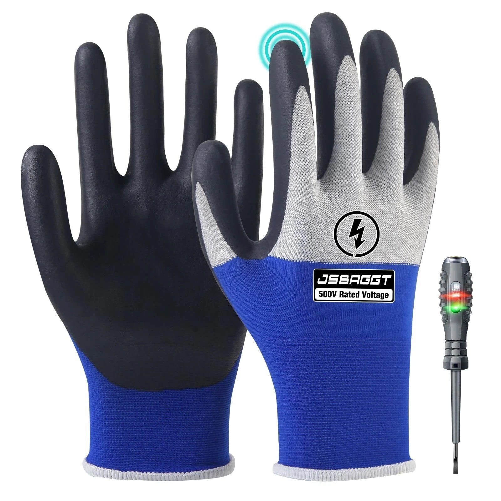 Electrical Insulated Gloves,Voltage Resistance Electrician High Voltage Insul…