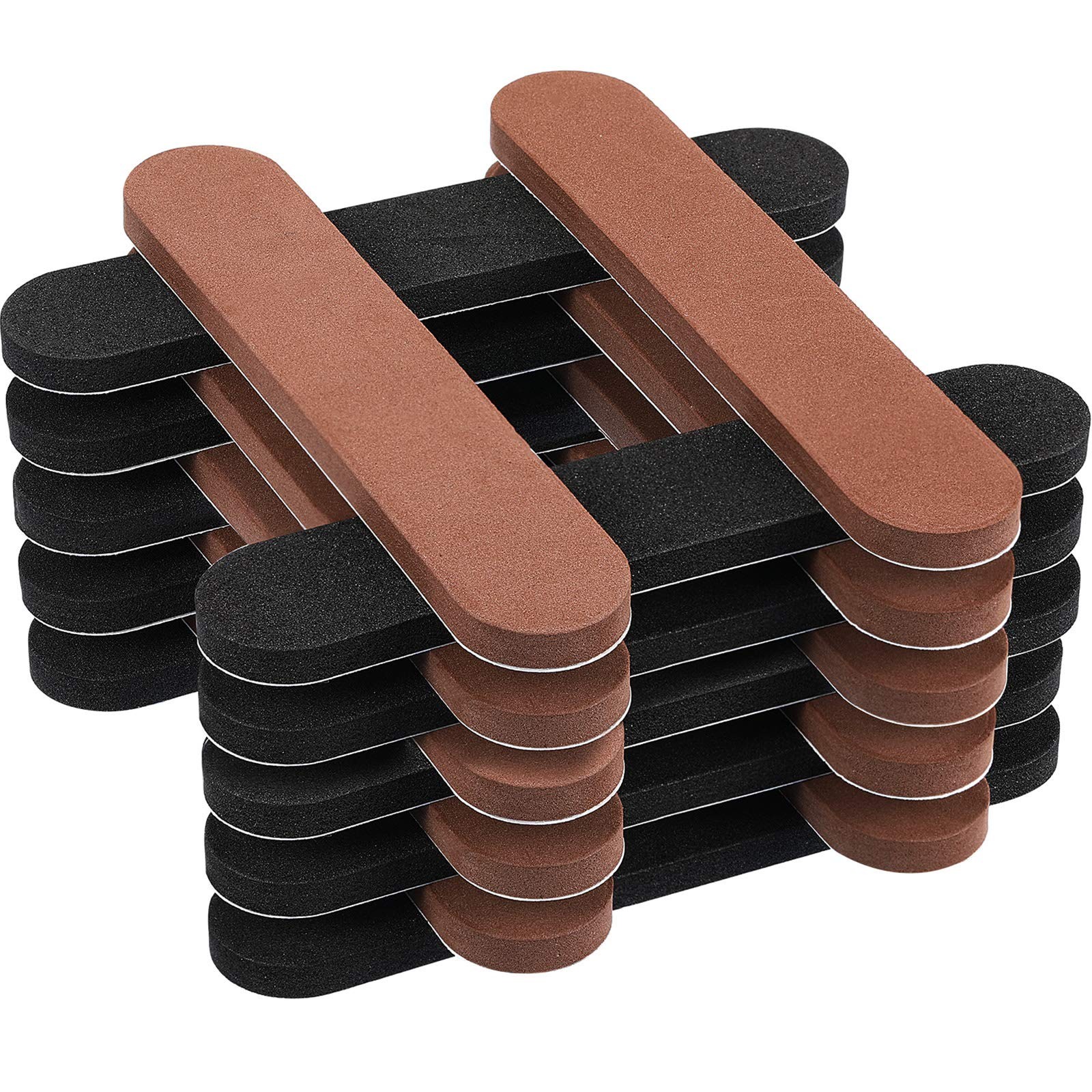 Bememo 20 Pcs Hat Size Reducer Tape Foam 4.3 x 0.8 x 0.12 Inch, Color Set 2