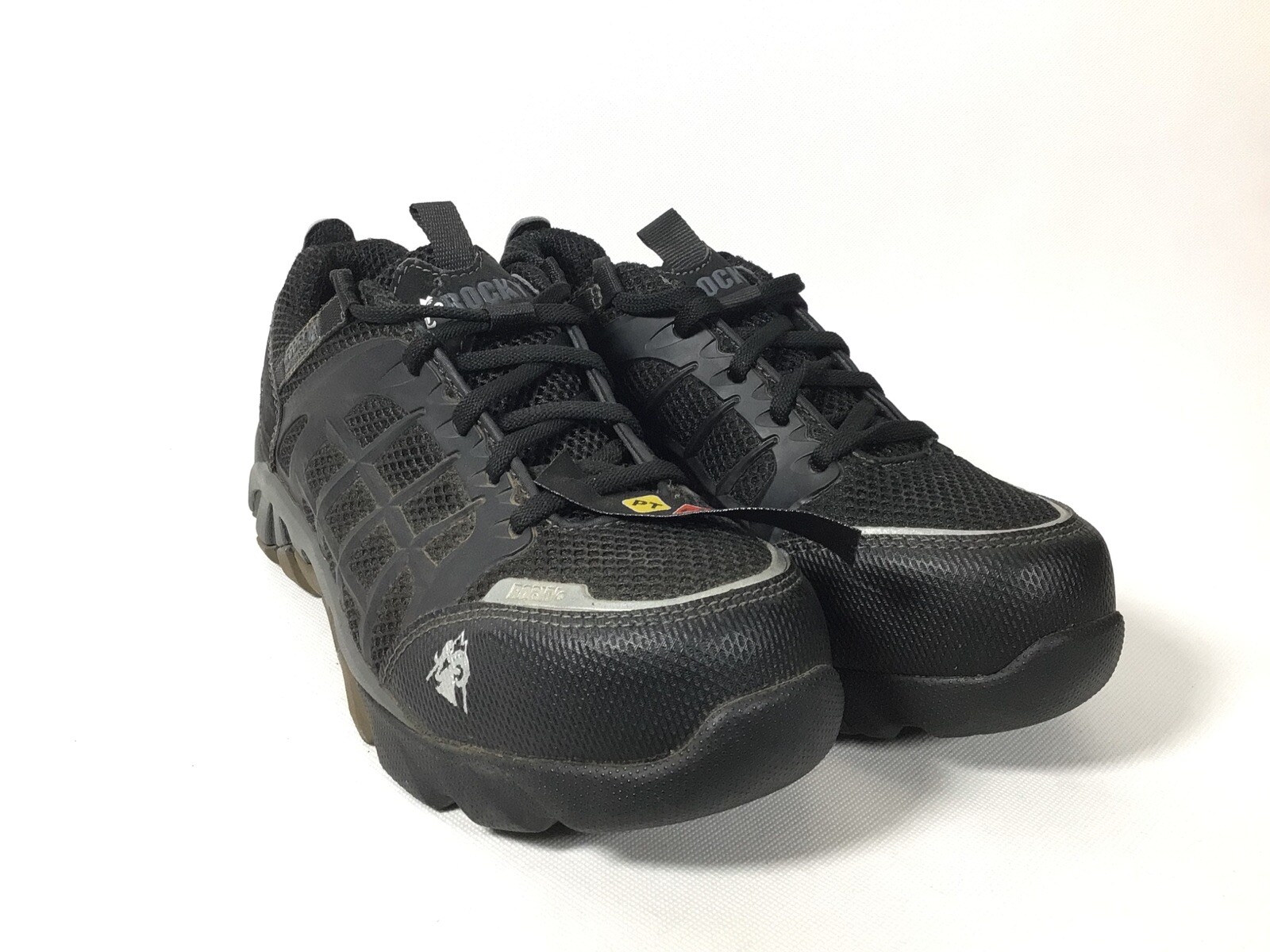 Rocky Composite Toe Safety Shoe Men’s Size 8 M Black Lace Up