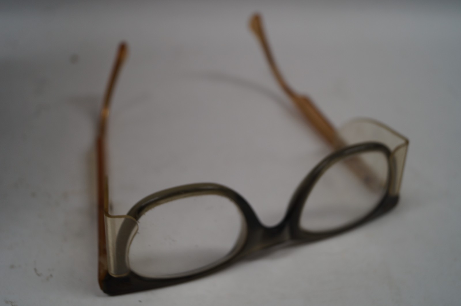 CESCO Safety Glasses Vintage 130mm 95m Horned Rims 1950s-1960s Side Shields E231