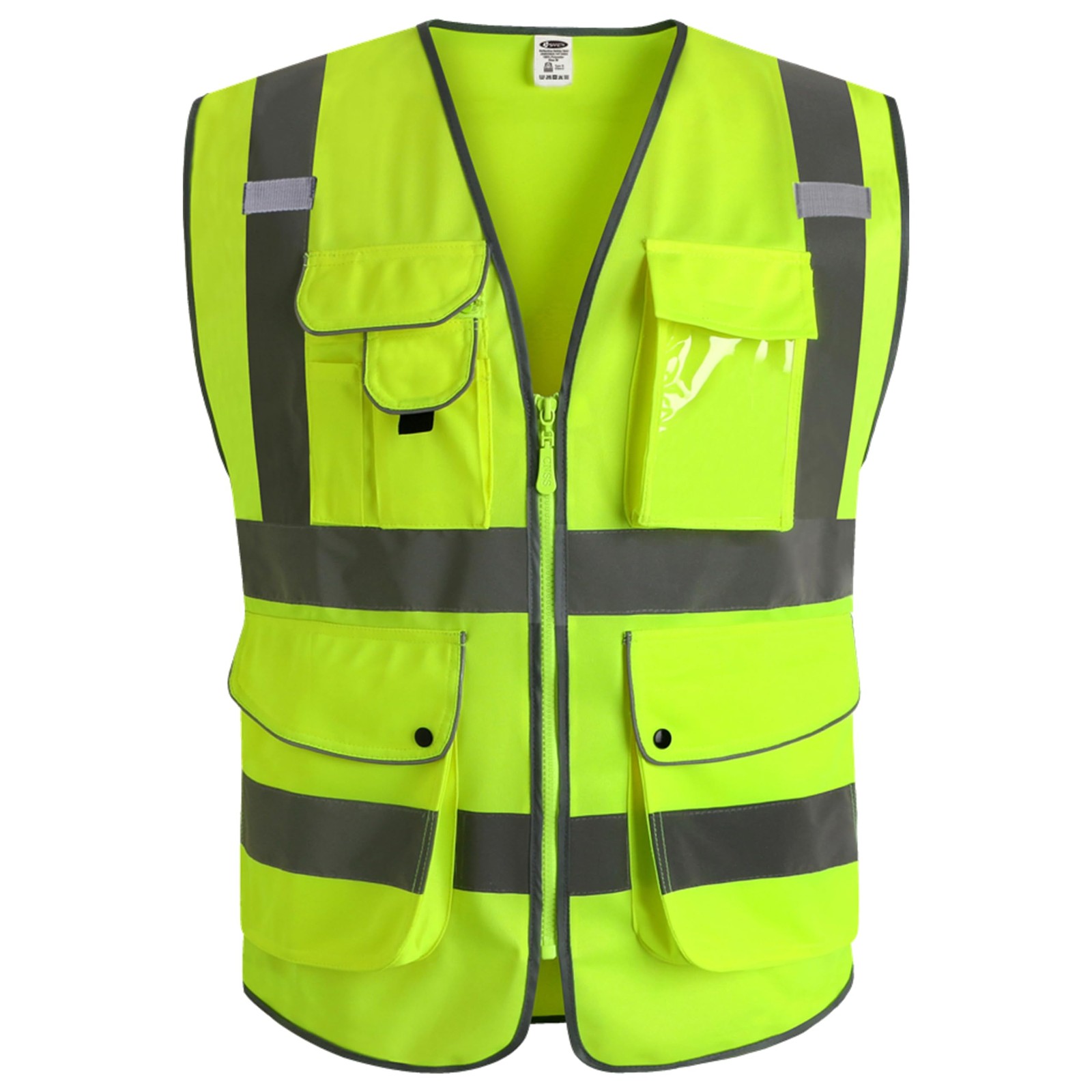 Reflective Safety Vest for Men & Women High Visibility Class 2 Vest with Pockets