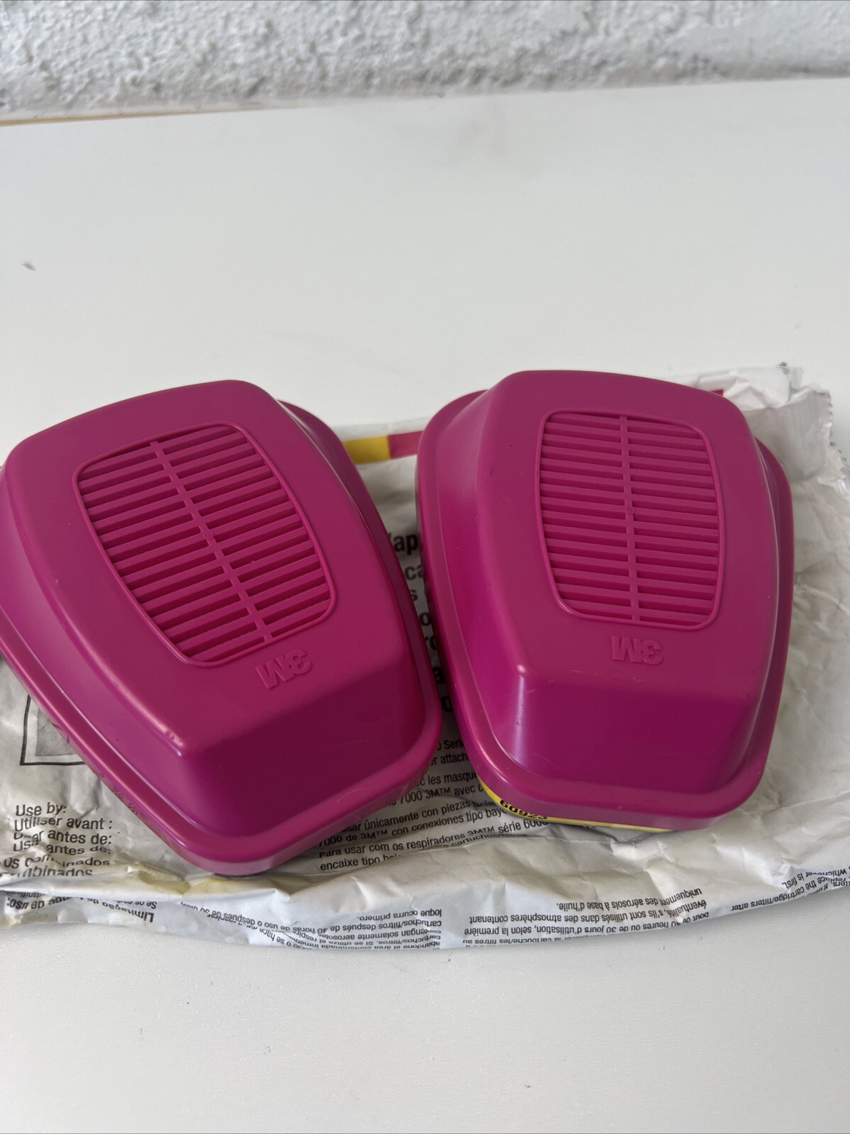 3M Organic Vapor Acid Gas Cartridge P100 Filter 2-Pack 60923 Exp 03/2029 -New