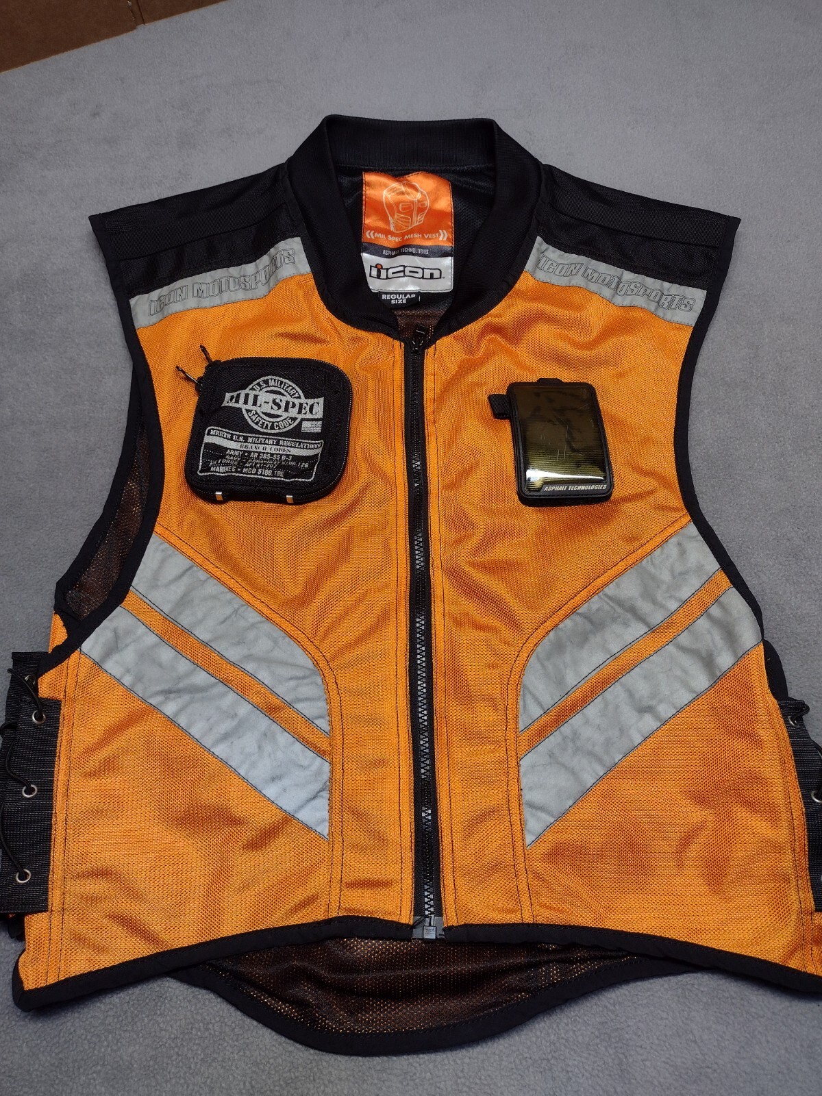 Icon Motorsports U.S. Military Safety Vest Regular Size
