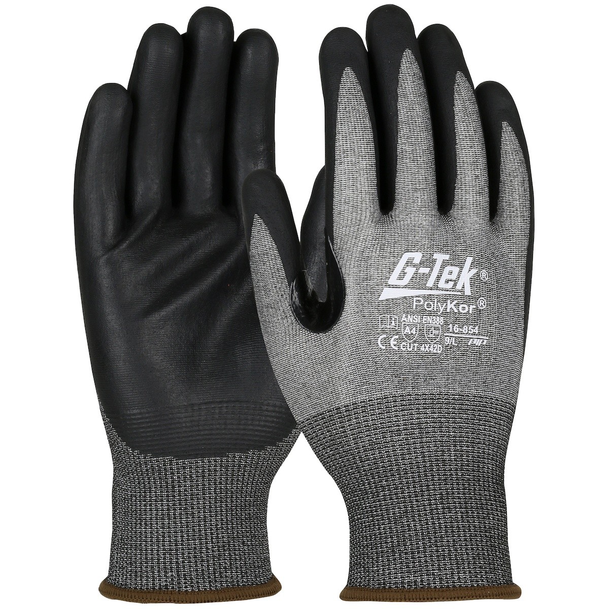PIP 16-854/M G-Tek PolyKor Touchscreen Cut Resistant Gloves Medium A4 4X42D