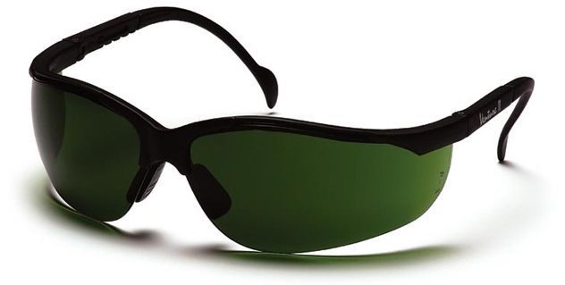 Pyramex Venture 2 Safety Glasses with Black Frame and Shade 3.0 Lens