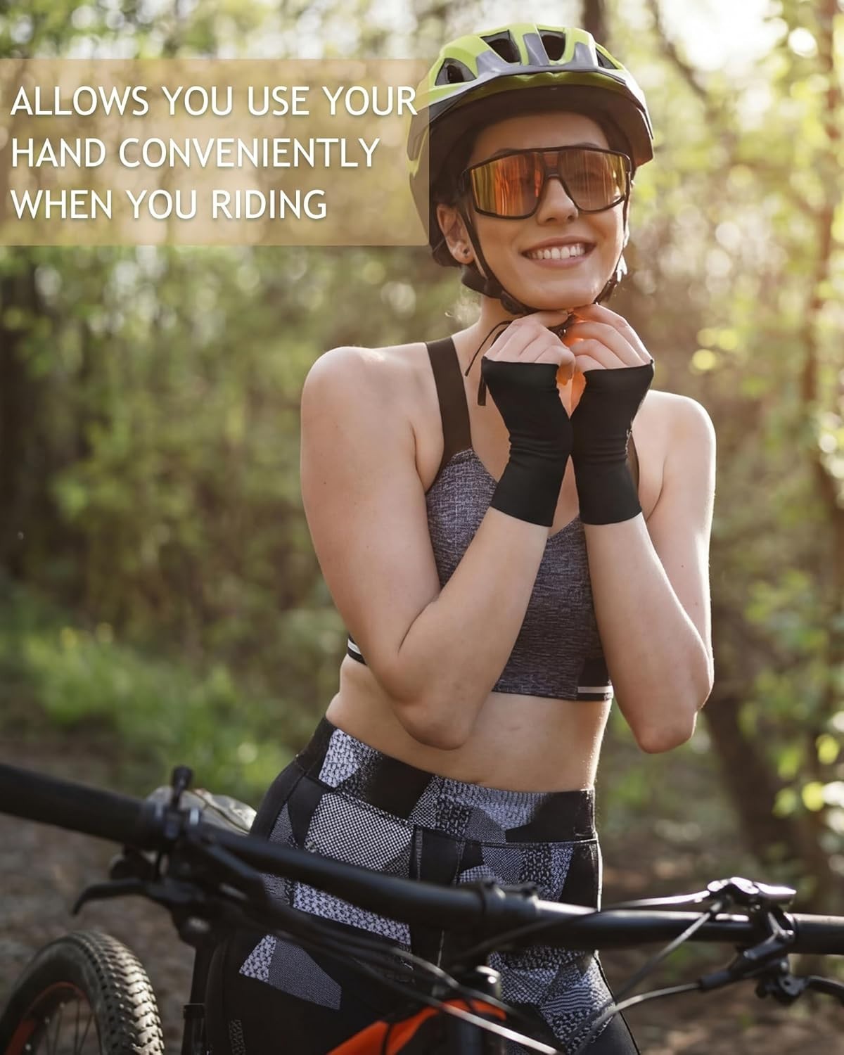 4 Pack Fingerless UV Protection Gloves for Stylish Sun Safety – Wrist Length