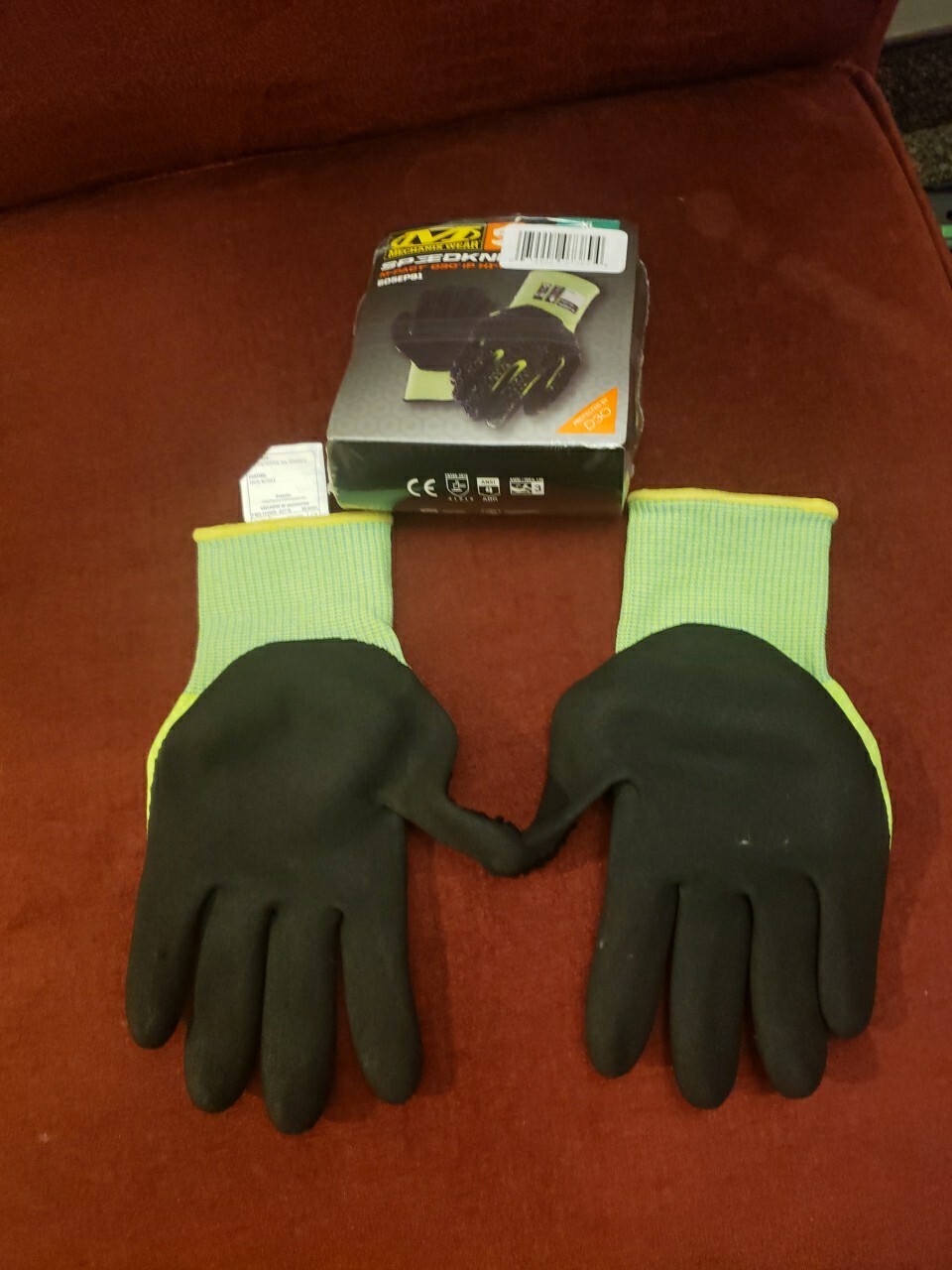 Xl Speedknit M-Pact Mechanix Wear Gloves Bright Green⭐💚⭐