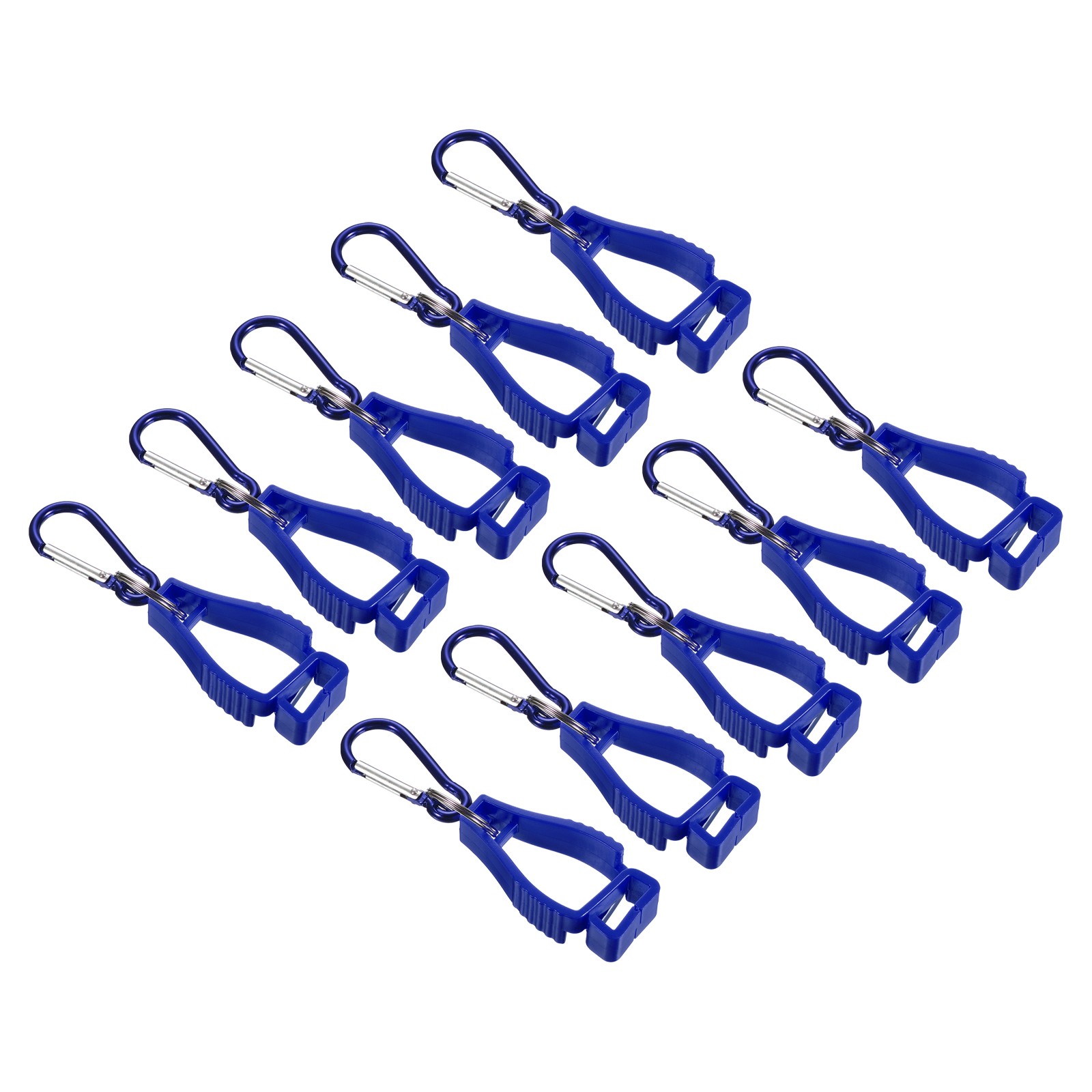 10pcs Glove Clips, Glove Belt Holder for Construction Worker, Blue