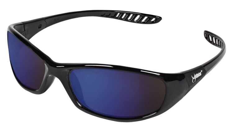 Jackson Hellraiser Safety Glasses with Blue Mirror Lens