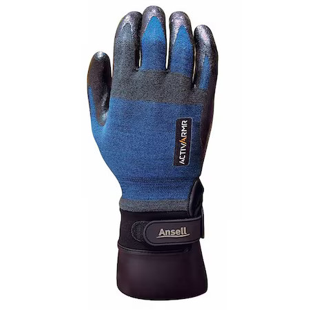 Ansell 97-002 Cut-Resistant Coated Gloves, Cut Level A3 , Dipped , Polyurethane