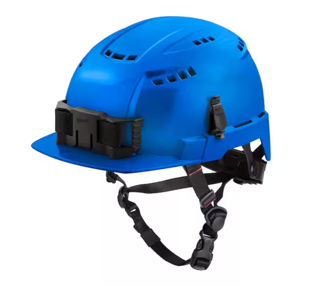 Milwaukee BOLT Blue Type 2 Class C Front Brim Vented Safety Helmet (48-73-1324)