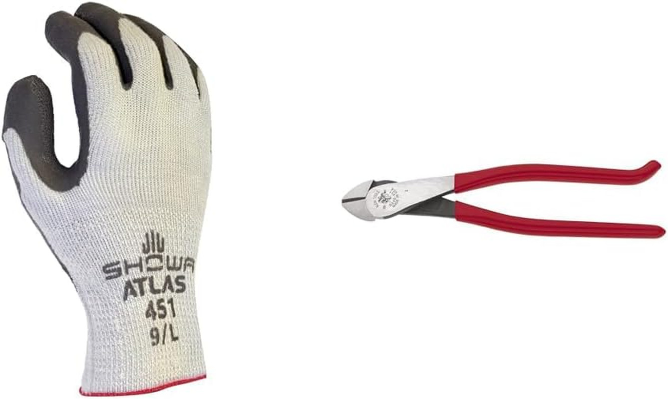 Atlas Palm Coating Insulated Rubber Work Gloves for General Use