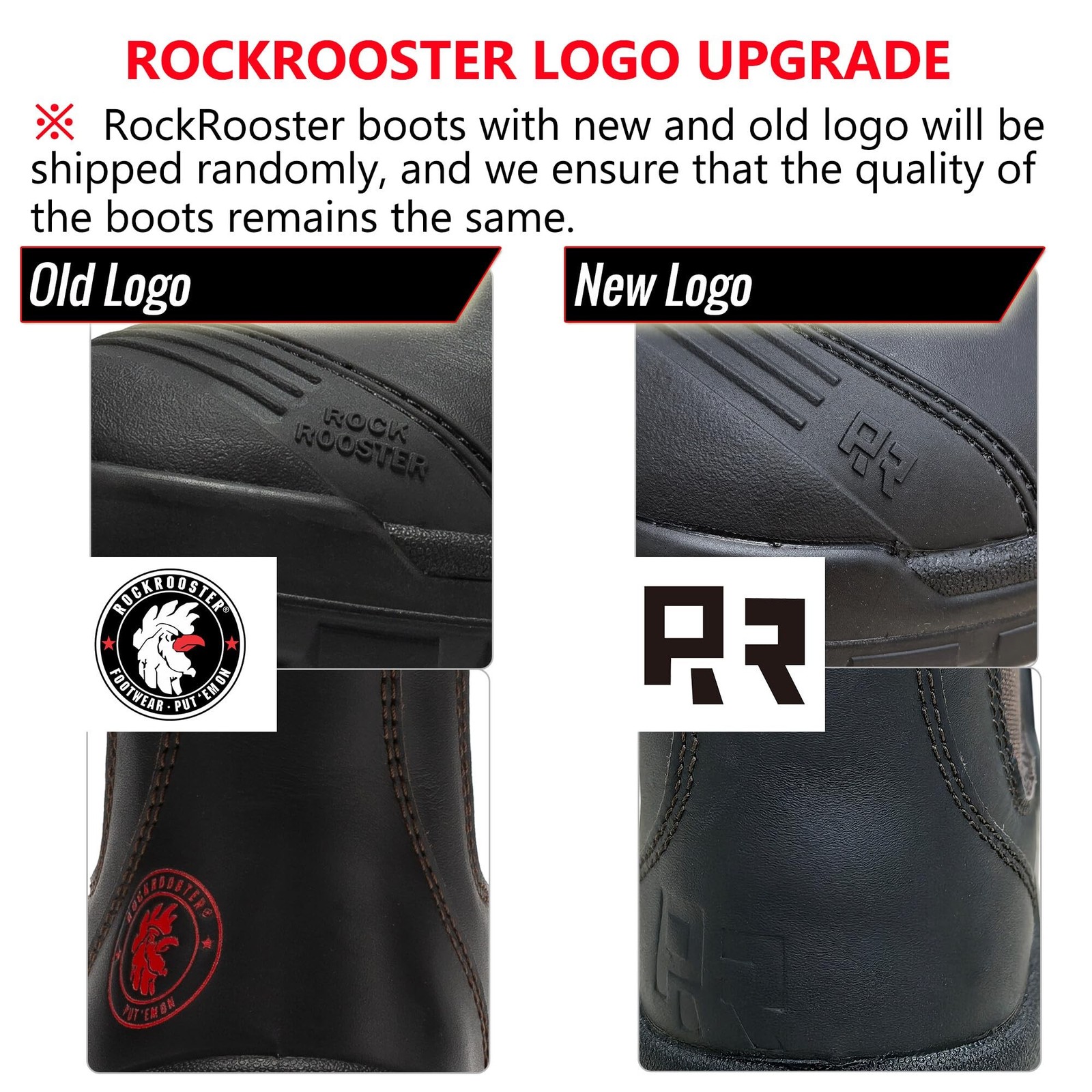 ROCKROOSTER Bakken – 6 inch Steel Toe Anti-fatigue Leather Slip On Safety Wor…