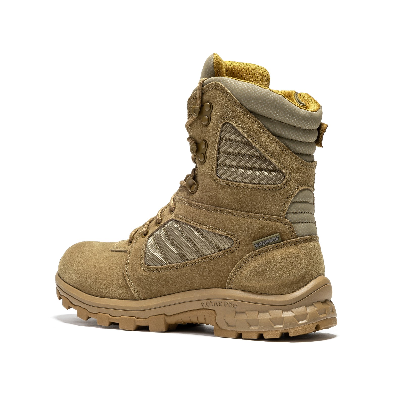 ROCKROOSTER Burano Coyote 8 inch Suede Leather Waterproof Tactical & Military