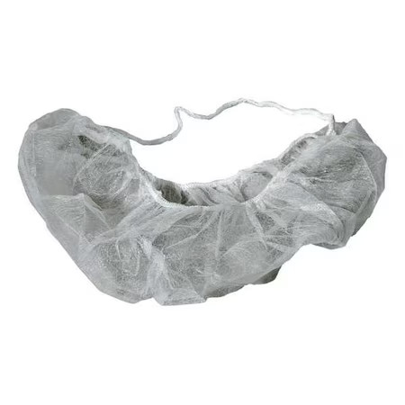 Cellucap Bp4r Beard Cover, Polypropylene, 19 In Dia., White, M, 1000 Pk