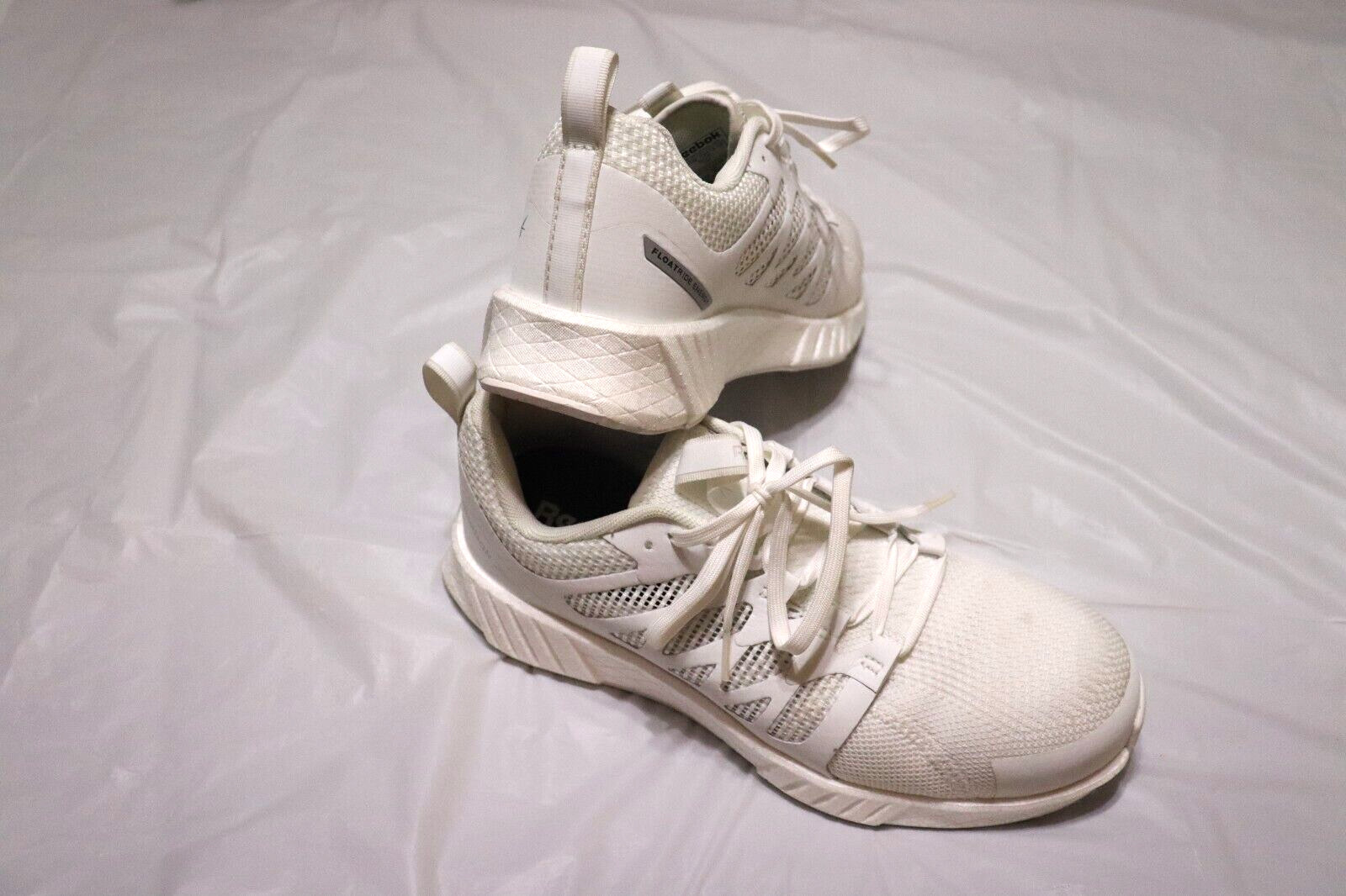 Reebok Men’s Fusion Flexweave RB5405 Composite Toe Work Shoe, Size 8.5 W, White