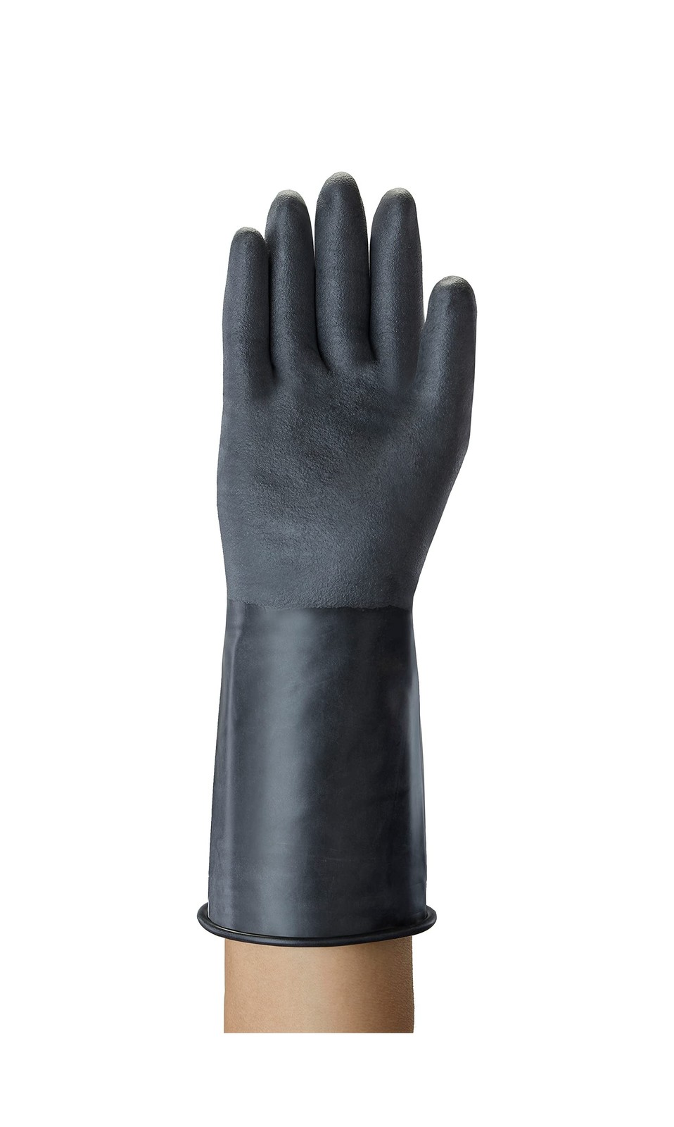 Ansell ChemTek 38-514 Butyl Glove, Chemical Resistant, 14″ Length, 14 mils Th…