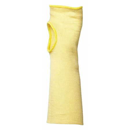 Ansell 70-118 Hyflex Yellow Cut Resistant Sleeve, 18 Gage