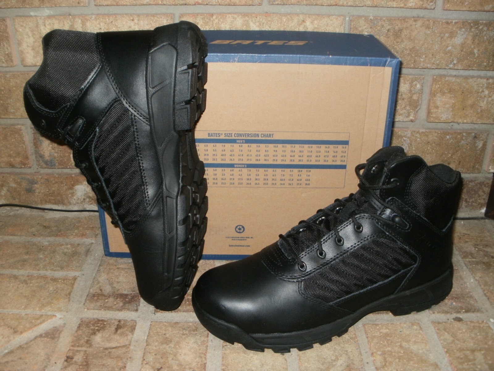 NEW BATES TACTICAL SPORT 2 MID BLACK SOFT TOE BOOT E03160 MEN 11 EW XWIDE/RP$115