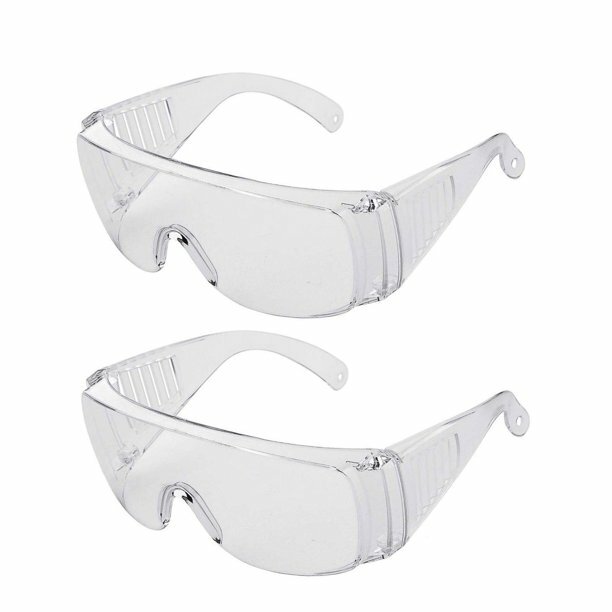 2 PCS STIHL Clear Safety Glasses 99% U.V Protection Pack Of 2 Eye-Protector NEW