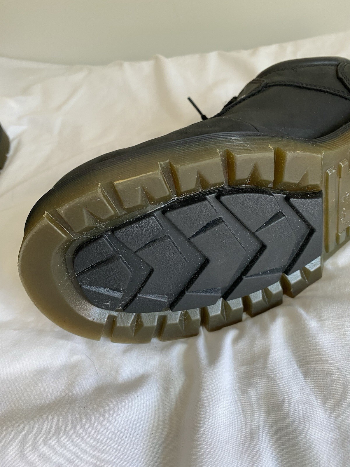 Dr. Martens Industrial Air Wair Safety Steel Toe Shoes Size 12M Slip/Oil Resist