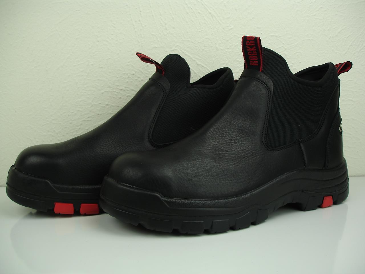 ROCKROOSTER Bakken 6″ Steel Toe Black Waterproof Work Boots AK323 Men’s 10.5 W
