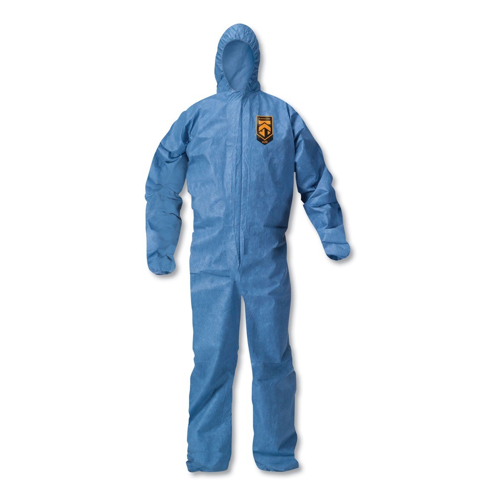 KleenGuard 58513 A20 Hooded Coveralls – Large Blue (24/CT) New