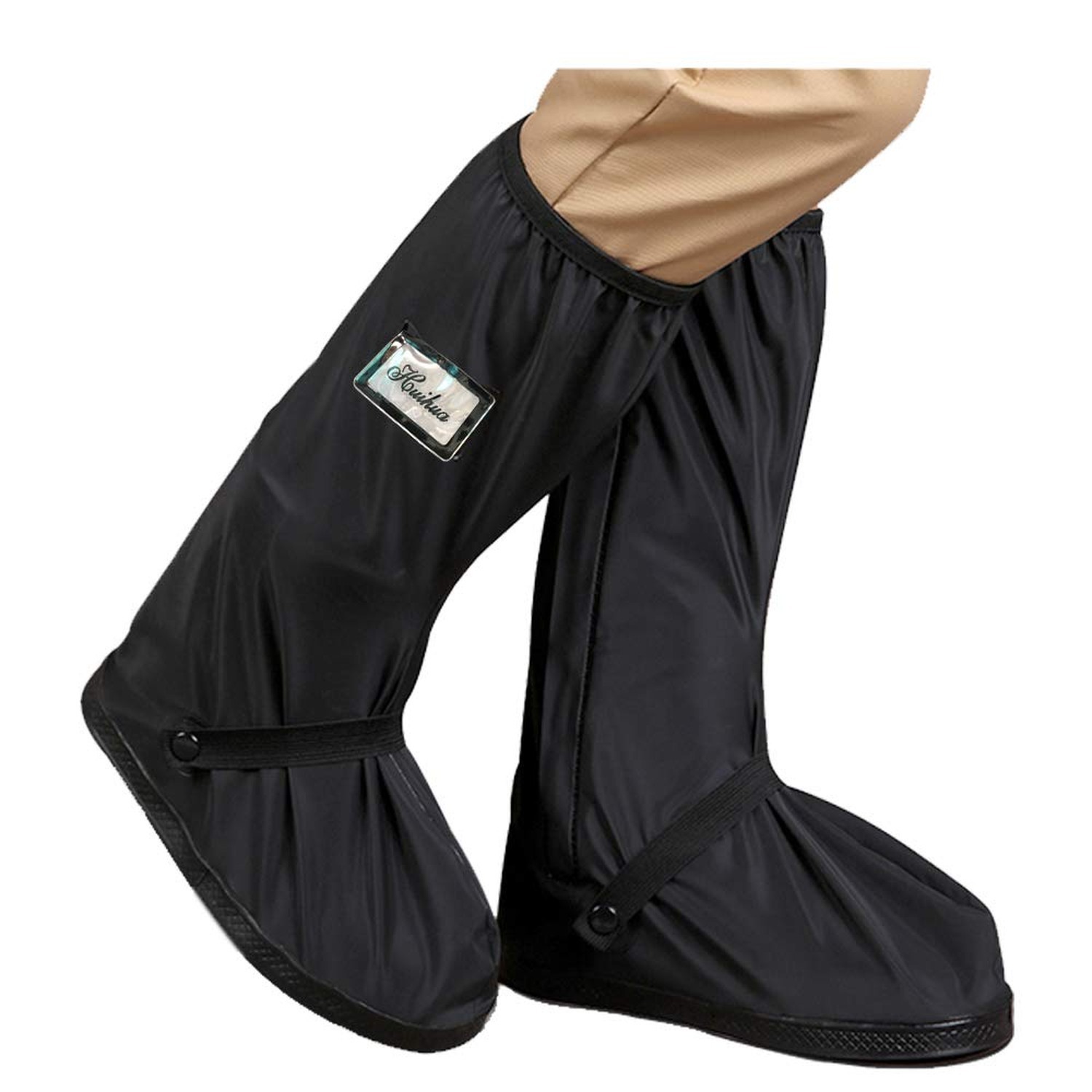 HLKZONE Waterproof Rain Boot Shoes Covers Foldable Reusable Slip Resistant Ov…
