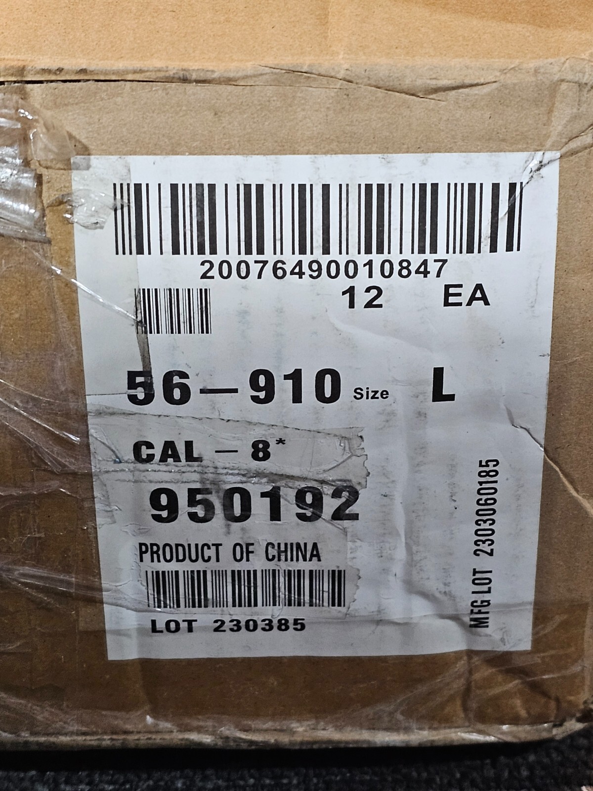 Box of 12 Ansell Vinyl Coat Apron Blue 56-910 Large 8 mil Equipment Maintenance