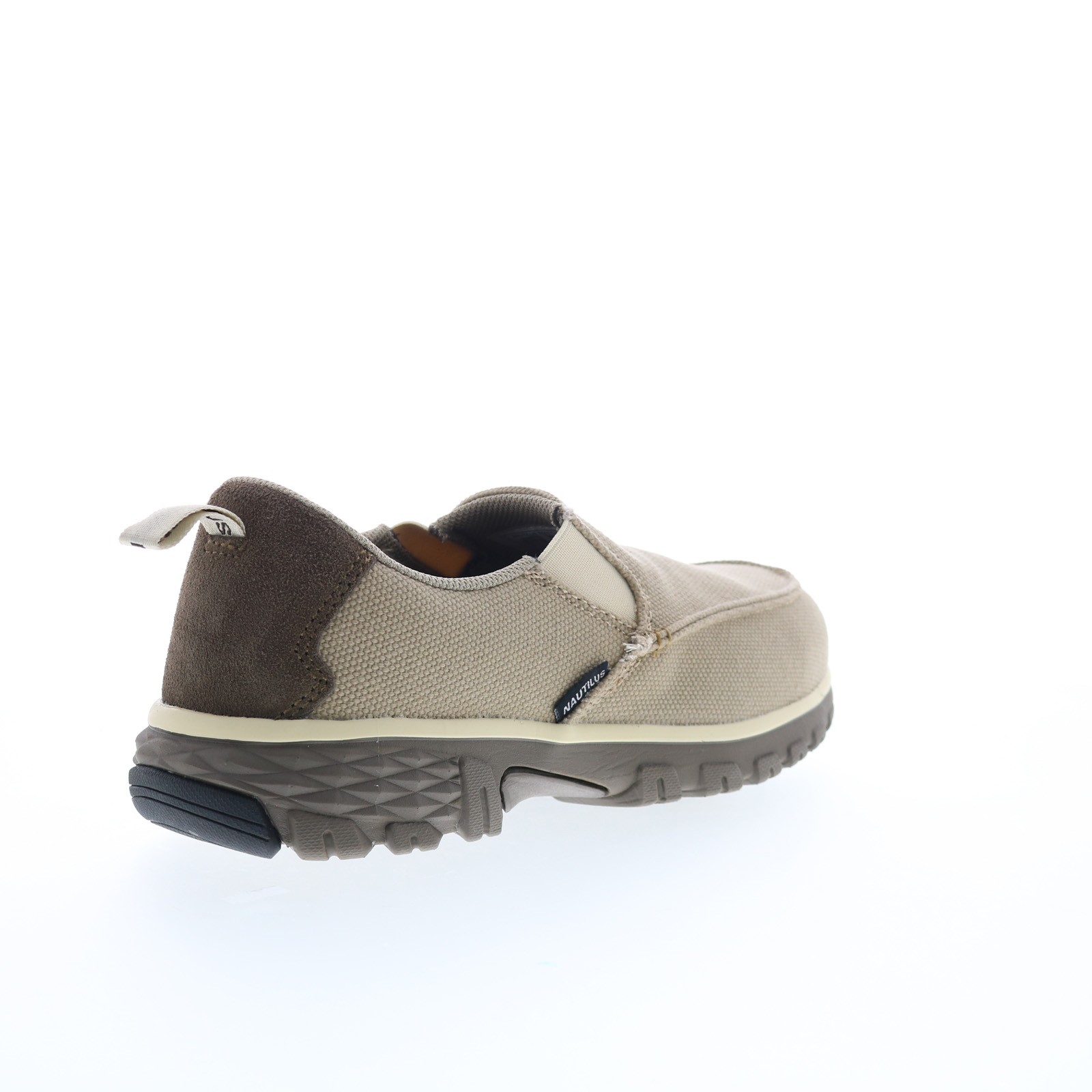 Nautilus Breeze Slip-On Alloy Toe Electrical Hazard Mens Brown Athletic Shoes