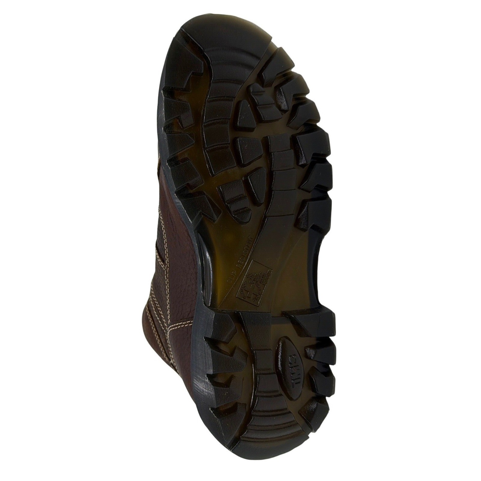 Dr. Martens Steel Toe Boots Mens 7 Womens 8 Brown New Industrial Safety Boots