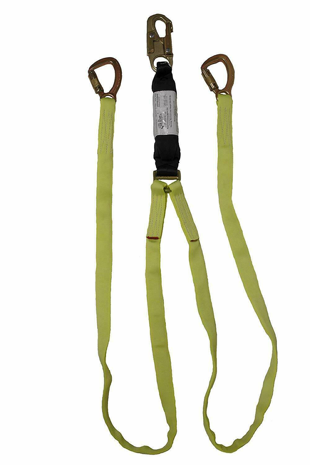 Elk River 36936 Choker Zorber 1″ x 6′ TL Tie-Back Energy Absorbing Web Lanyard