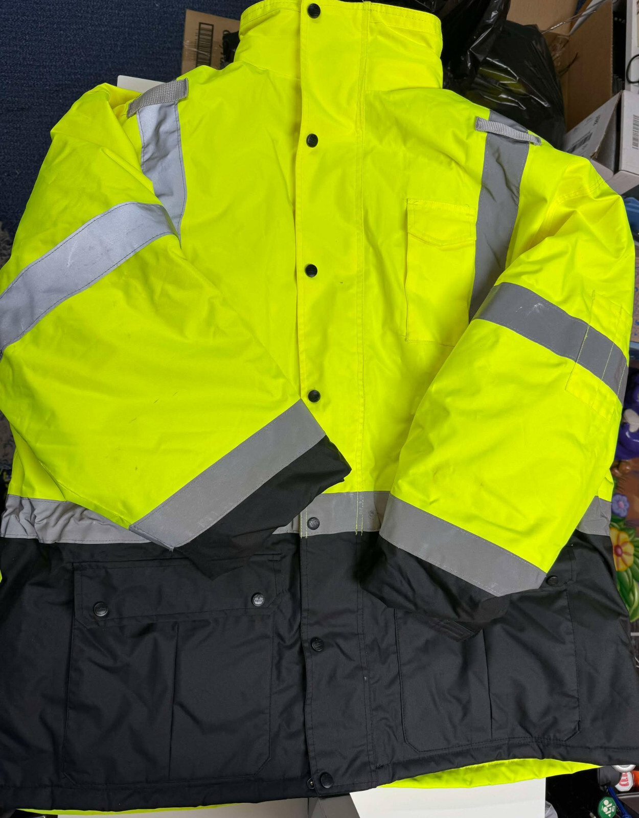 Ergodyne GloWear 8384 Hi-Vis Quilted Winter Parka – Type R, Class 3, 4XL
