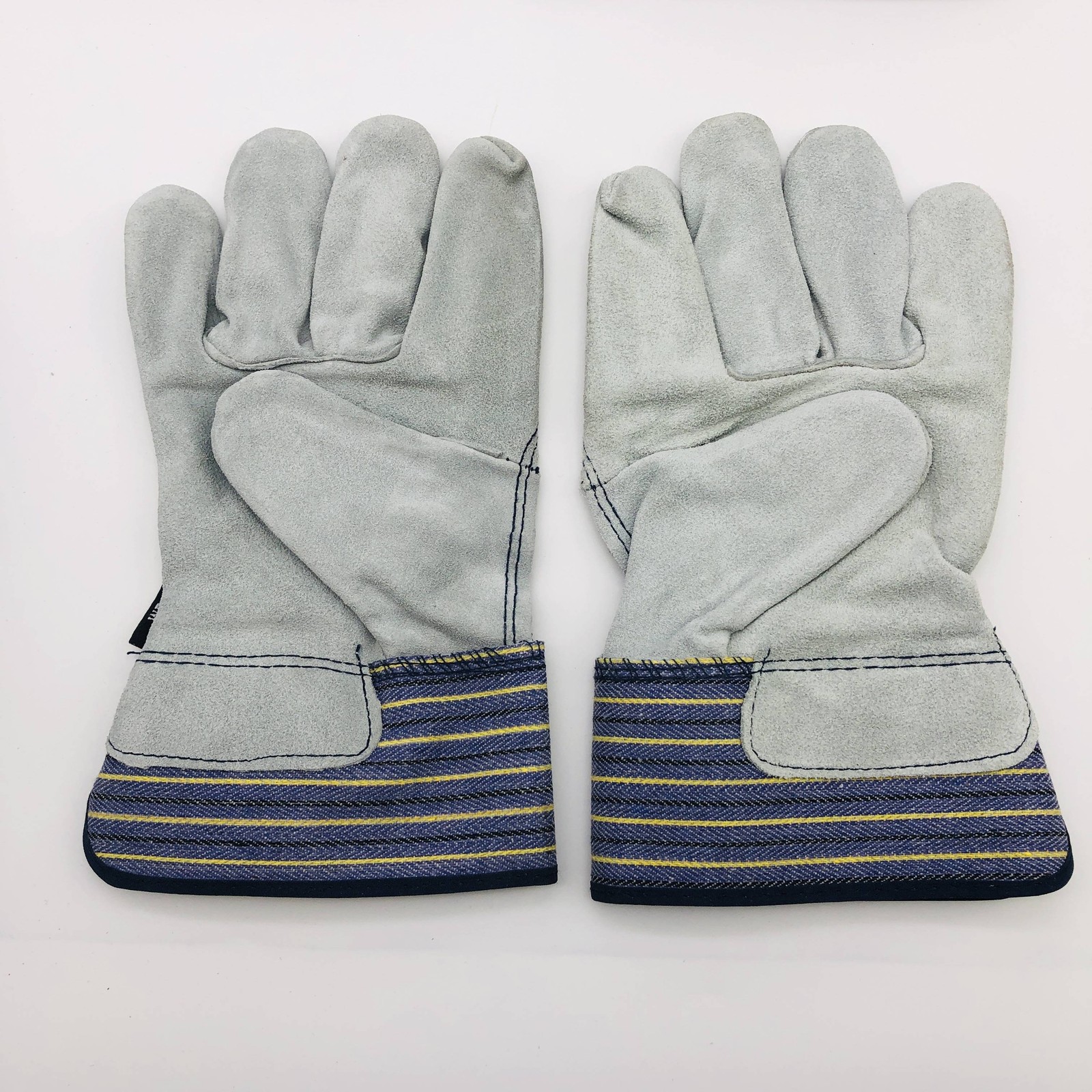 MCR Safety 1400 Split Leather Palm Work Gloves Size XL Safety Cuff 2.5″L 6 Pair