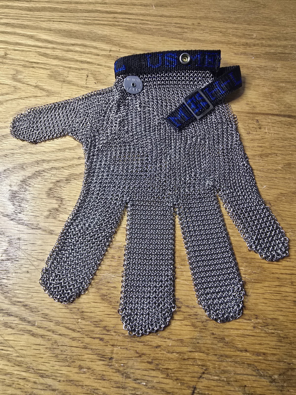 US Mesh Stainless Steel Metal Work Glove Cut Proof Stab Resistant Size Large