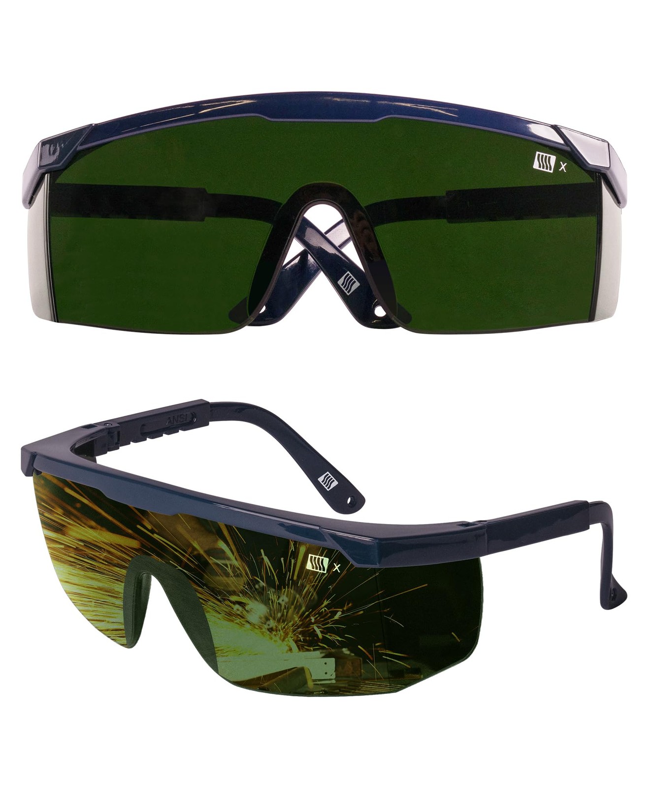 LANON Welding Safety Glasses,IR Filter Shade 5.0 Lens,Anti-Scratch & Anti-Imp…