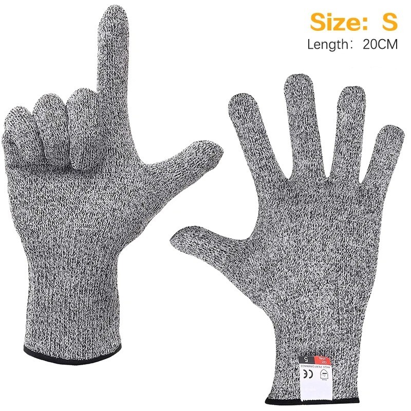 Gloves Stainless Steel Mesh Safety Cut Proof Stab Resistant Butcher Work Garden