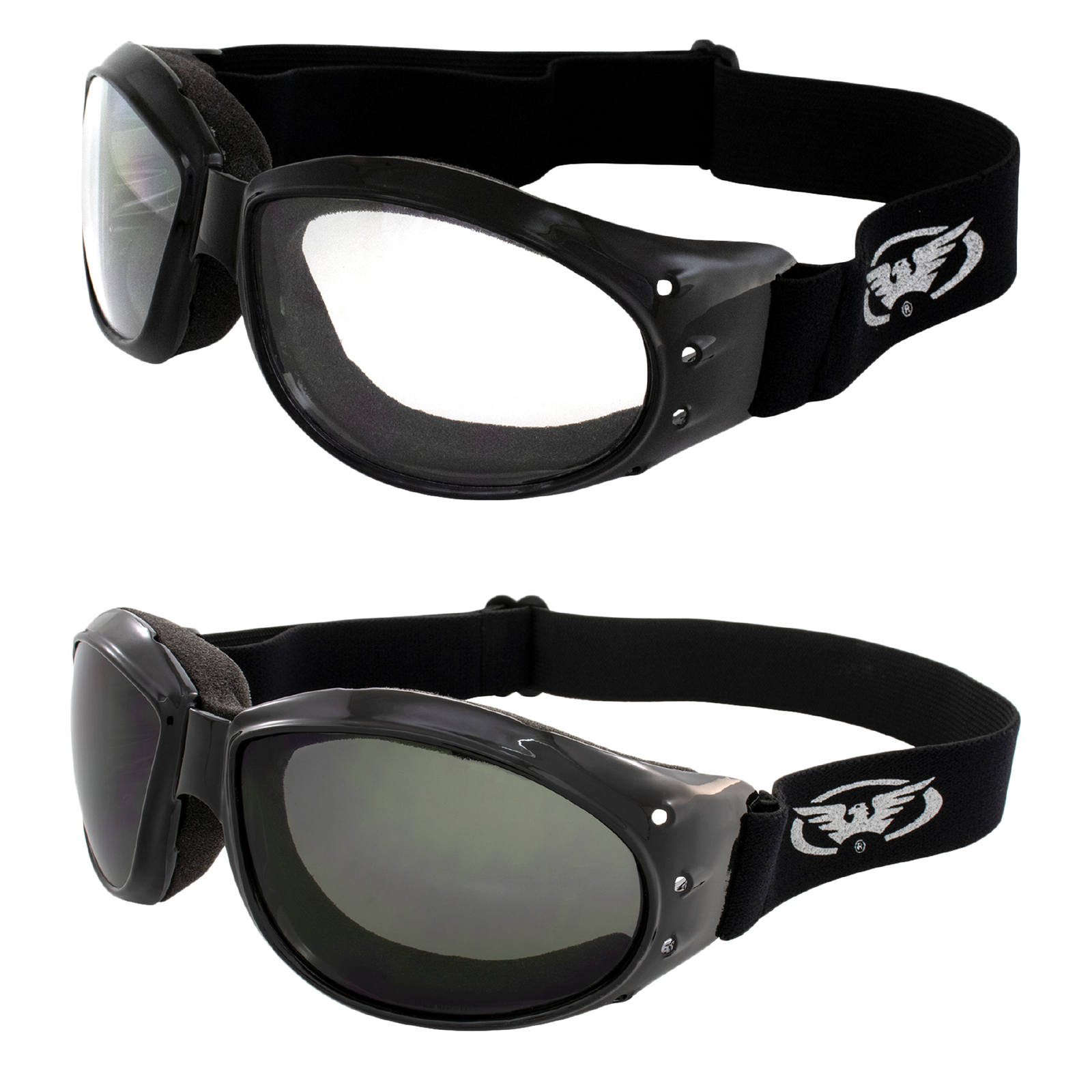 Global Vision Red Baron Motorcycle Aviator Dirt Bike ATV UTV Riding Goggles for