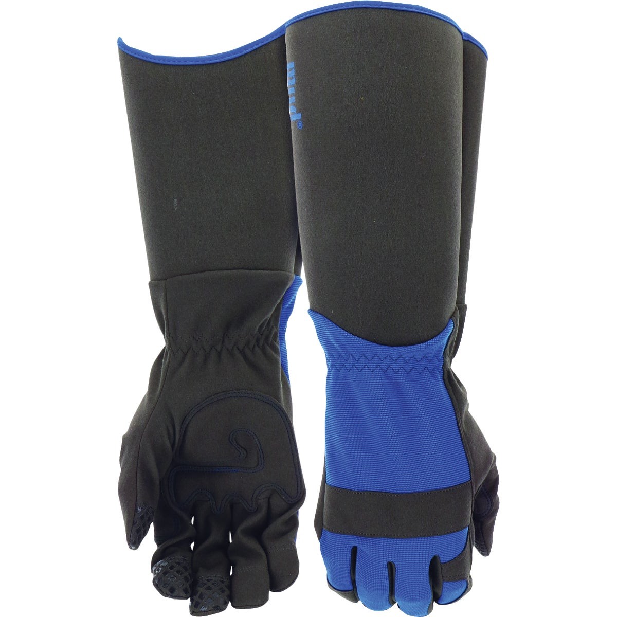 Mud Men’s Large/XL Brilliant Blue Synthetic Leather Palm Extended Sleeve